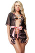 3 Pieces Innocent Affair Valentine Robe Set